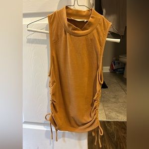 The Pants Store Camel sleeveless top